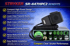 Stryker Sr   447hpc2 10 Meter Radio   High Power Am   Multi   color Display