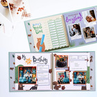 Memory Book - Milestone Keepsake Baby Photo Album - First 5 Years Scrapbook Jour