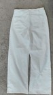 White Wide Leg Jeans Womens Lg Trendy High Waist Loose Straight Leg Stretchy