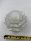 Vintage 1930s Art Deco Milk Glass Octagonal Skyscraper Ceiling Light Shade Globe