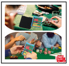 Metal Blackjack Basic Strategy Card With Protective Sleeve
