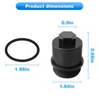 Filter Drain Plug 190030 Drain Plug Cap Assembly  2 Pack  Fits For Pentair Cl