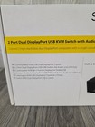 Startech Sv231dpddua 2 Port Dual Displayport Usb Kvm Switch With Audio   Usb Hub