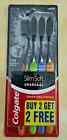 8 Pcs Colgate Slim Soft Charcoal Toothbrush 17x Slimmer Soft Tip Bristles