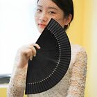 Wobe Hand Held Bamboo Silk Folding Fan  Chinese Japanese Handheld Fan