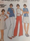Butterick 3583 Sweater Top Dress Pants Sewing Pattern Ladies 12 Uc Vtg 60s Knit