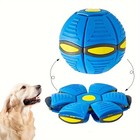 2-pack Flying Saucer Ball Magic Ufo Toy For Pet Kids Outdoor Exercise Deforming