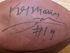 Keyshawn Johnson Signed Game Used Wilson Nfl Football  raiders Equip Manager 