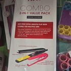 Kiss 2-in-1 Ceramic Flat Iron Set 1    1 2  Pink  Up To 430  f