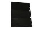 5 Lighthouse Vario 3 Pocket Black Stamp Stock Album Pages Currency Binder Sheets