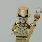 New Rare Mr  Gold Lego Custom Minifigure 