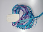 100  Pure Silk Embroidery Ribbon 4mm Variegated Colors Purples blues Each 3 Yds