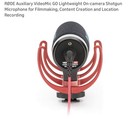 R  de Auxiliary Videomic Go Lightweight On-camera Shotgun Microphone