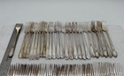 Lot Of 50 Assorted Vintage Silverplate Grille Forks - Lot 373