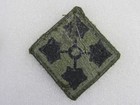 Vietnam War Era Us Army 4th Infantry Division Subdued Sew On Shoulder Patch Vtg
