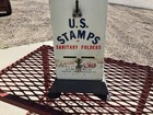 Stamp Coin  25   10 Cent Metal Vending Machine U S Postal Stamps Vtg