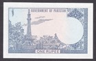  unc W  Pinholes At Issue  1975 Pakistan 1 Rupee P-24a B 78-898250  a06-3 