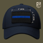 2pcs Thin Blue Line Patch  Embroidered Thin Blue Line Police Patches For Police