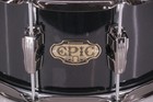 Ludwig Epic Pro Beat 14x7 Snare Drum Transparent Black     Used     Free Ship
