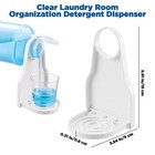 Sorcristy 2 Pack Laundry Detergent Cup 5 91    3 54    0 31 Inches  White