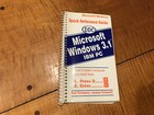 Vtg Microsoft Windows Pc Guide 3 1 Quick Reference Ibm Book 1992 Karl Schwartz