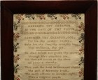 Early 19th Century Quotation   Verse Sampler By Mary Jones - 8th December 1830
