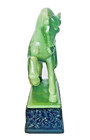 Vintage 1960s Gino Ruggeri For Woni Italy Faux Green Jade Chinese War Horse