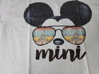 Gildan Heavy Cotton Youth Mickey Mouse T Shirt Size Medium White Black Disney