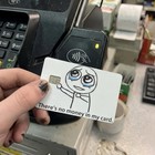 No Money Credit Debit Card Skin Cover Sticker Chip Funny Decal - 2 Pack