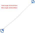 3 Pcs Stainless Steel Survival Wire Saw 21 65 Inch  Garrote Wire Cable Saw Strin