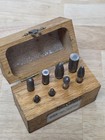 Sgs Tool Company Metalworking Burrs Set  8 Pieces In Wooden Box