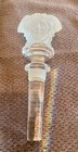 Rosenthal Versace Medusa Frosted Crystal Bottle Stopper 