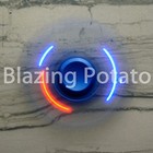 Led Torqbar Spinner Fidget Spinner Gyro Figet Desk Toy Focus Edc Adhd    usa    Blue