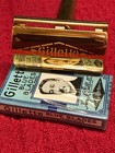 Mint Very Early Gillette Ndc Gold Plated Tech Safety Razor - Really Very Nice 