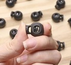 50 Or 1000 Wholesale Spring Round Ball Shaped Stop Sliding Cord Toggle Lock