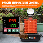 6 6lbs Upgraded Gold Melting Furnace Smelter Aluminum Copper Smelter Casting Us