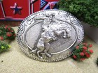 Lot Of 20 Cowboy Belt Buckle The Bronco Buster Frederic Remington Art Museum