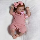 22  Real Lifelike Reborn Dolls Newborn Baby Girl Vinyl Silicone Soft Toddler Toy