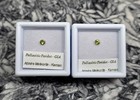 Pallasitic Peridot Matched Pair   10 Cts   3 0 Mm  With G i a  Reports   pppv10