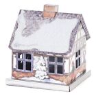 Knox Metal Christmas Winter Smoker House Covered In Snow Incense Smoker 2 4 Inch