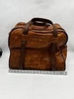 Vtg Singer Sewing Machine Travel Vinyl Carry Case Storage Bag Faux Leather  a1