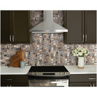 Stone Moroccan Natural 12-in X 12-in Natural Travertine Mosaic Wall Tile