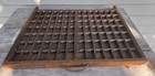 Antique Printer Drawer Type Case Vanderburgh Wells Ny Letterpress Wood Type 1800