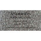 Headstone -cemetery Grave Flat Marker 24x12x4  Includes Engraving- Light Pink