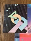 Vintage Mead Trapper Keeper Portfolio Designer Series 2 Pocket Folder Lot Of 3 D