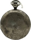 Antique 18 Size Elgin Hunter Pocket Watch Case For Key Wind Coin Silver Early