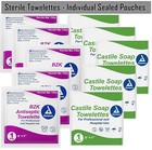 Cleansing Towelettes Antiseptic 5  X 7  Wipes  100 Pcs  Hand And Body Wet Napkin
