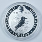 2020-p Australia  1 Kookaburra - 30th Anniversary - 1 Oz  999 Silver W  Capsule
