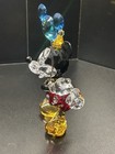 Swarovski Disney Mickey Mouse Crystal Figurine With Blue Balloon  5 