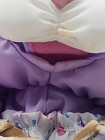 Vintage Fisher Price Puffalumps Care For Me Kitty Plush Purple Baby Cat Kitten